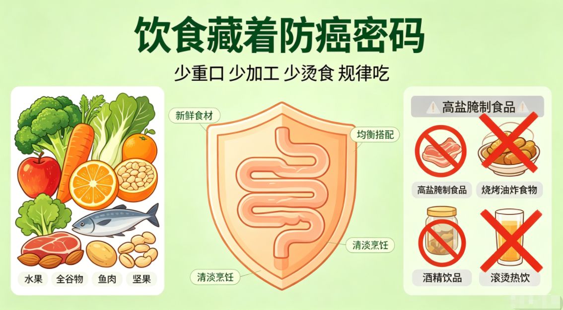 饮食藏着防癌密码！改掉4个吃饭坏习惯，远离癌症隐患(图1)